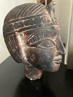 Oud stenen hoofd Egyptische prinses, Ophalen of Verzenden