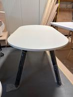 Deens ovale eettafel of bureau beige nieuw beton ciré, Tables by Leon, Roodwilligen 109, Nieuw, Vijf personen of meer