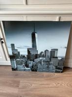 Glazen Schilderij New York Skyline 80x80, Ophalen, Gebruikt, Schilderij, 75 tot 100 cm