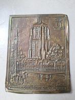 Koperen geëtste plaat Leeuwarden, Antiek en Kunst, Antiek | Koper en Brons, Ophalen, Koper