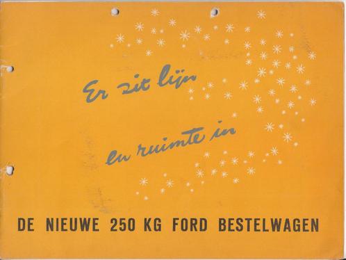 Ford 250 kg. bestelwagen folder uit 1955, Boeken, Auto's | Folders en Tijdschriften, Gelezen, Ford, Verzenden