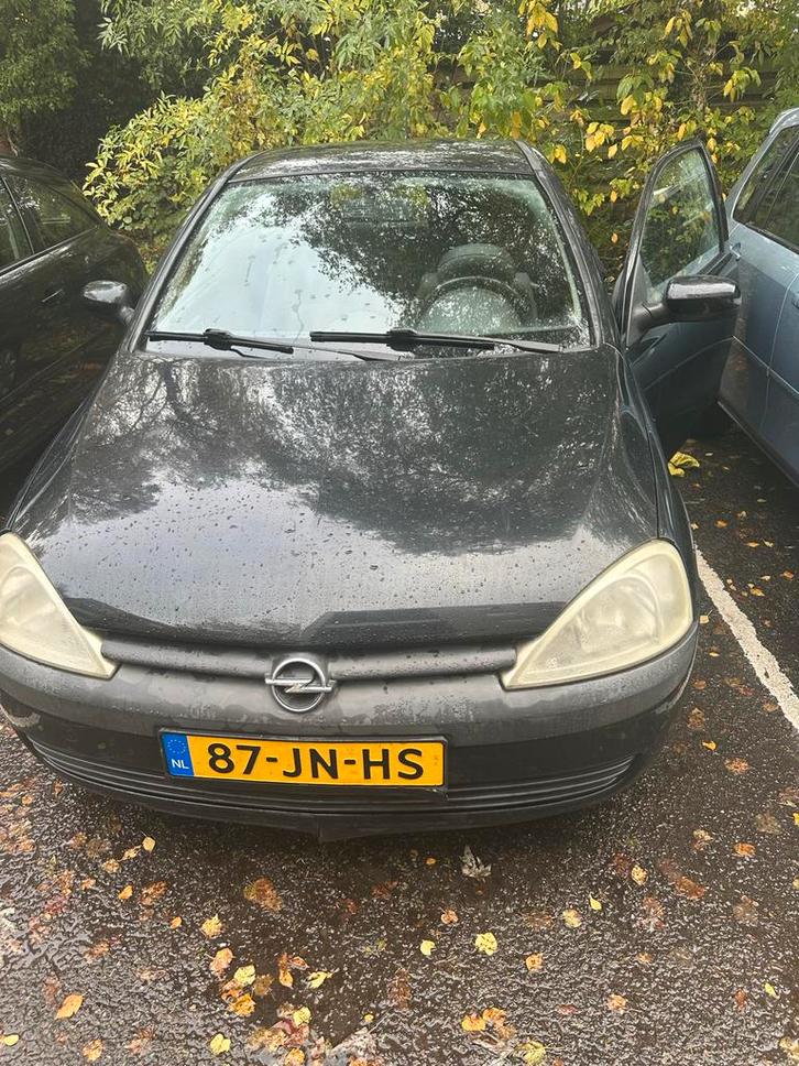Opel Corsa 1.4 I 16V 3D 2002 Zwart, Auto's, Opel, Particulier, Corsa, Benzine, D, Hatchback, Handgeschakeld, Origineel Nederlands