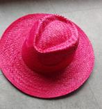 Roze Hoeden van stro/ riet 11x, Ophalen of Verzenden, Gedragen, Carnaval, Accessoires