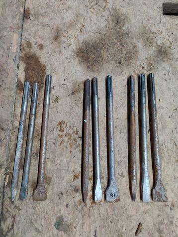 Gebruikte beitels SDS max voor bodemprijzen! beschikbaar voor biedingen