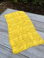 Gele zijden sjaal / stola, Ophalen of Verzenden