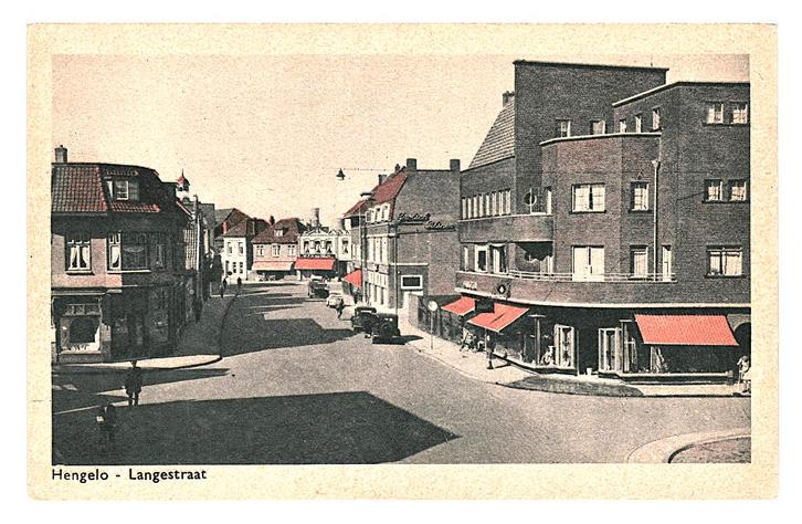 986362	Hengelo	Ov jr 50 Langestraat Ov	Nette oude kaart Onbe, Verzamelen, Ansichtkaarten | Nederland, Ongelopen, Overijssel, 1940 tot 1960