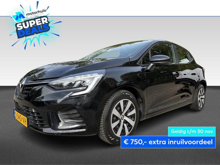 Renault Clio TCe 90 Equilibre | Noir Étoilé | EASY LINK Na, Auto's, Renault, Bedrijf, Te koop, Clio, ABS, Airconditioning, Android Auto