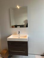 Badkamer meubel + spiegel, Huis en Inrichting, Badkamer | Badkamermeubels, Ophalen of Verzenden