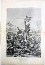 26 19e eeuwse tekeningen gravures - franse kranten - oorlog, Ophalen