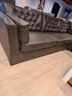 *ACTIE* Hoekbank Leer Antraciet 315x285 cm €1999 NU €1.750 1, Nieuw, Bank Bankstel Hoekbank Leer Antraciet Knopen, Leer, Ophalen of Verzenden