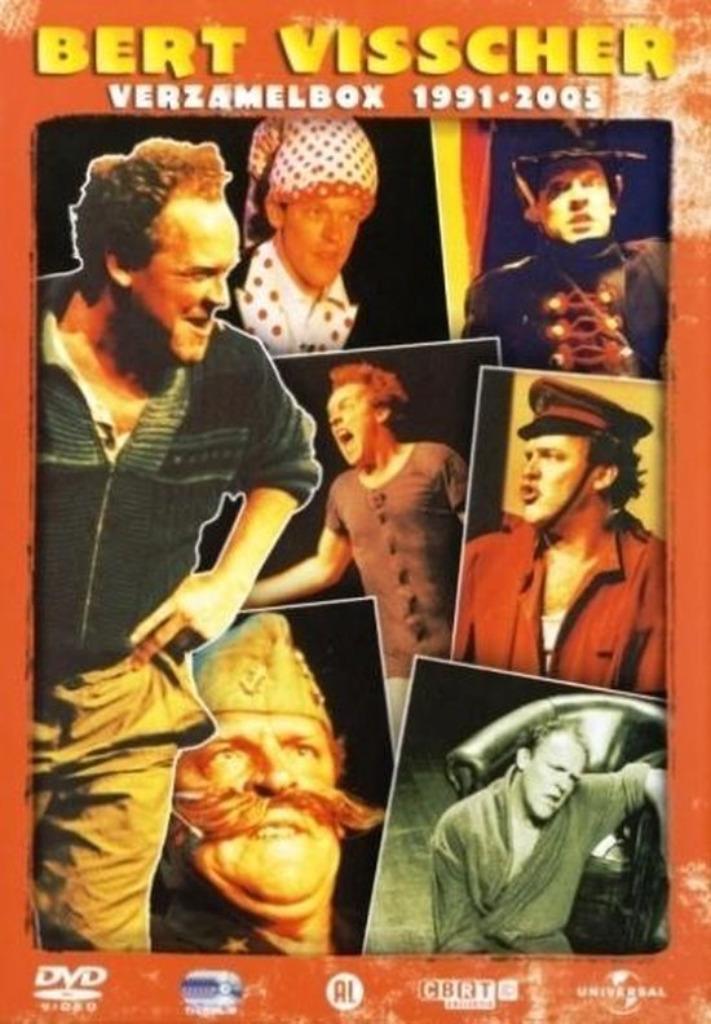 Bert Visscher - Bert Visscher Box (6XDVD), Cd's en Dvd's, Dvd's | Cabaret en Sketches, Zo goed als nieuw, Stand-up of Theatershow