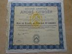 S.A.  André Citroën. Bon de Rompu au Porteur. Paris 1936, Ophalen, Aandeel