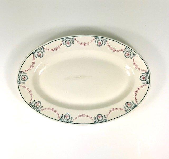 Longwy Moselle terre de fer presenteer schaal begin 1900, Antiek en Kunst, Antiek | Servies los, Ophalen of Verzenden