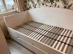 Bopita bed met onderschuifbed, Ophalen, 90 cm, Eenpersoons, Wit