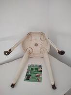 K359 vintage stalen kruk, 2e hands, Gebruikt, Staal, Ophalen of Verzenden