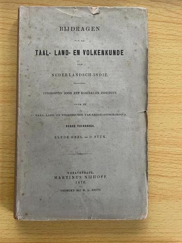 Bijdragen tot de Taal-, Land- en Volkenkunde van N.-Indië 23 beschikbaar voor biedingen