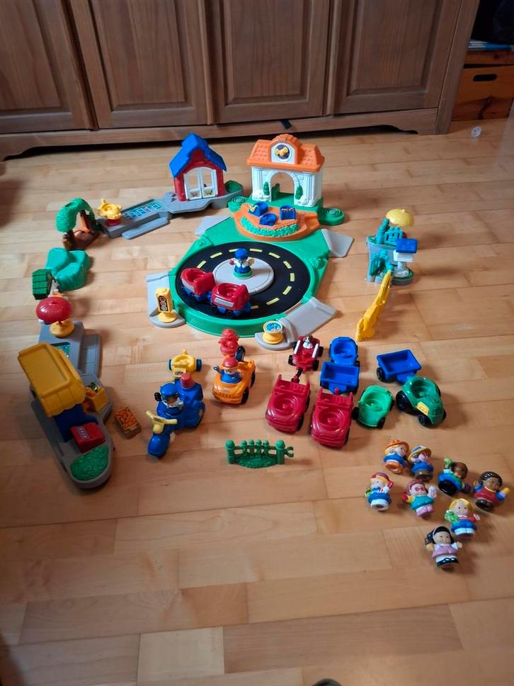 speelset Fisher Price / Little People. Rotonde., Kinderen en Baby's, Speelgoed | Bouwstenen, Zo goed als nieuw, Ophalen