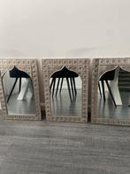 Arabische spiegels, Huis en Inrichting, Stoelen, Ophalen, Drie, Zo goed als nieuw, Metaal