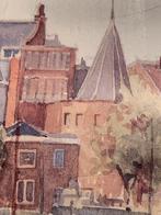 Schilderij Amsterdam - Sint Nicolaaskerk & Schreierstoren, Ophalen of Verzenden