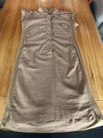 Caramel feels linnen Anna jurkje, maat 40, Maat 38/40 (M), Bruin, Zo goed als nieuw, Boven de knie