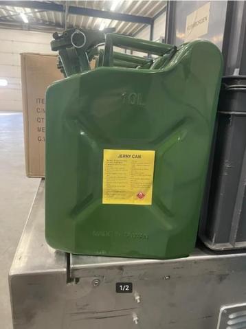 Nieuwe Metalen Jerry Can 10 liter die absoluut niet lekken ! beschikbaar voor biedingen