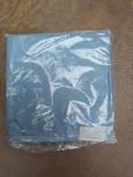 4 servetten lichtblauw damast (doos 5), Ophalen of Verzenden, Nieuw, Blauw, Overige typen