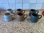 Koffiemok stoneware 6 stuks, Huis en Inrichting, Keuken | Servies, Ophalen of Verzenden, Zo goed als nieuw, Overige stijlen, Kop(pen) en/of Schotel(s)