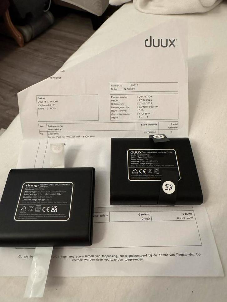 Duux Whisper Flex Batterij Pack DXCFBP02 - Nieuw & Gebruikt, Audio, Tv en Foto, Accu's en Batterijen, Nieuw, Oplaadbaar, Ophalen