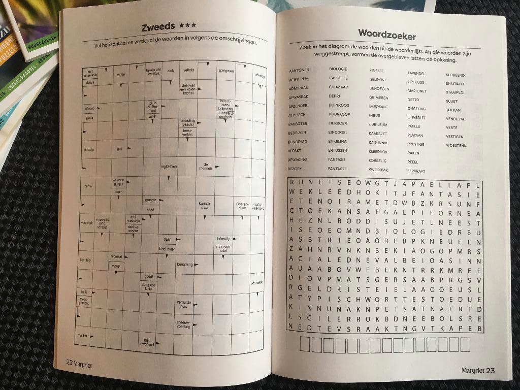 7 magriet puzzelboekjes nieuw, Hobby en Vrije tijd, Denksport en Puzzels, Verzenden, Minder dan 500 stukjes, Nieuw, Puzzelboek