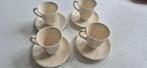 Wedgwood 4 koffiekopjes met schotels, Ophalen of Verzenden, Zo goed als nieuw, Kop en/of schotel