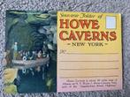 Vintage postcard folder  NY Howe Caverns Cave Boat Lodge, Verzamelen, Ansichtkaarten | Themakaarten, Ophalen of Verzenden, Natuur