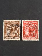 Duitsland Reich Mi 598-599  #2, Verzenden, Overige periodes, Gestempeld