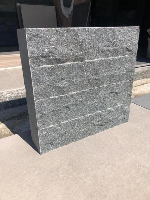 Natuursteen stapelblokken graniet kleurvast, Tuin en Terras, Bielzen en Borders, Nieuw, Blok, Natuursteen, Minder dan 25 cm, Minder dan 100 cm