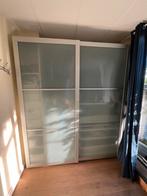 Ikea pax kast glazen schuifdeuren, Ophalen, Gebruikt, 200 cm of meer, Met hangruimte