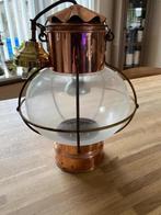 Te koop brocante plafondlamp, Antiek en Kunst, Ophalen