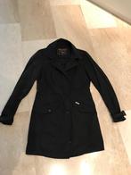 WOOLRICH trenchcoat zwart maat M, Maat 38/40 (M), Verzenden, Zwart, Zo goed als nieuw