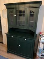 Groene houten buffetkast - makkelijk te vervoeren!, Huis en Inrichting, Kasten | Buffetkasten, Ophalen, Gebruikt, 100 tot 150 cm