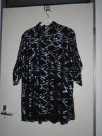 Magna Prachtige Zwart Zilver Blouse maat 56-58 Nieuw Stretch, Kleding | Dames, Grote Maten, Verzenden, Nieuw, Magna, Blouse of Tuniek