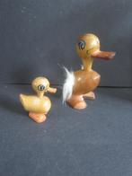 beeldjes OUDE HOUTEN EENDEN   7 cm hoog, Antiek en Kunst, Ophalen of Verzenden