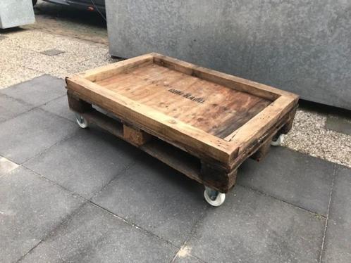 tuintafel salon tafel voetenbank tuin salontafel, Tuin en Terras, Tuintafels, Gebruikt, Rechthoekig, Hout, Ophalen