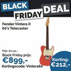 Fender Vintera II '60s Telecaster - Fiesta Red, Muziek en Instrumenten, Ophalen of Verzenden, Nieuw, Solid body, Fender