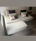 Söderhamn ikea chaise longue met stoel Eco Leather Beige, Ophalen of Verzenden, Eenpersoons, Leer