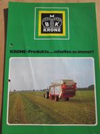 Krone Produkte folder, Ophalen of Verzenden, Zo goed als nieuw