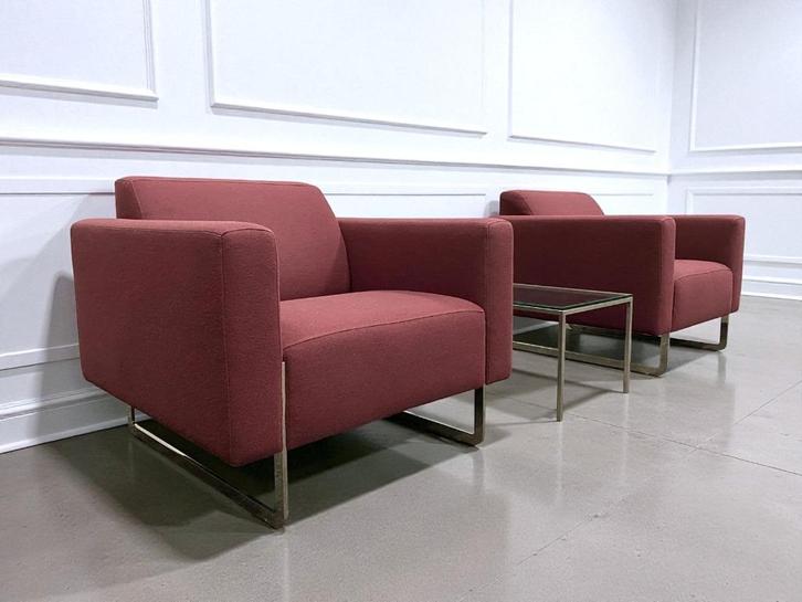 (2) Artifort Mare fauteuil – ontwerp René Holten, Huis en Inrichting, Fauteuils, Zo goed als nieuw, Stof, 50 tot 75 cm, 75 tot 100 cm