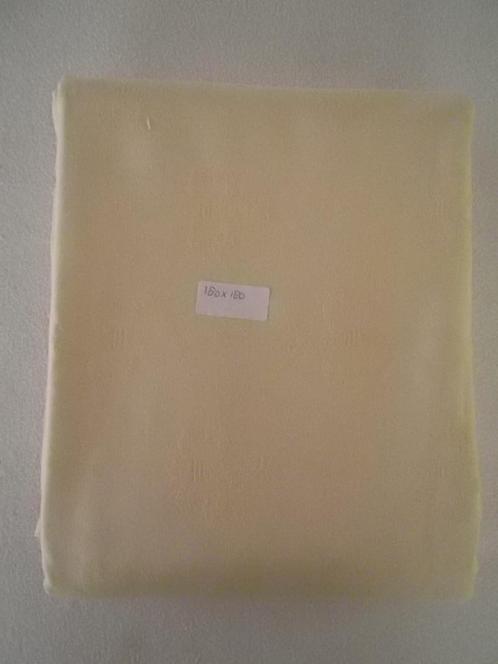 Een prachtig licht geel tafelkleed met een ingeweven lelie p, Huis en Inrichting, Tafelkleden, Zo goed als nieuw, Vierkant, Binnen