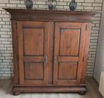 Antiek eikenhouten servies kast, Ophalen