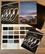 Unieke Audi V8 dubbele verzamel brochure in luxe insteek map, Ophalen of Verzenden, Zo goed als nieuw, Audi
