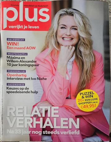 Plus Magazine April 2023 - Ivo Niehe Interview beschikbaar voor biedingen