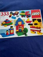 Lego vintage set 333, Ophalen, Zo goed als nieuw, Complete set, Lego