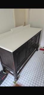 Antiek mooi  dressoir, Ophalen, 150 tot 200 cm, Brocant barok, 25 tot 50 cm